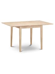 Julian Bowen Natural Extending Butterfly Leaf Dining Table - Image 2 of 4