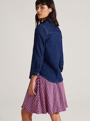 Tommy Hilfiger Blue Denim Shacket - Image 2 of 3