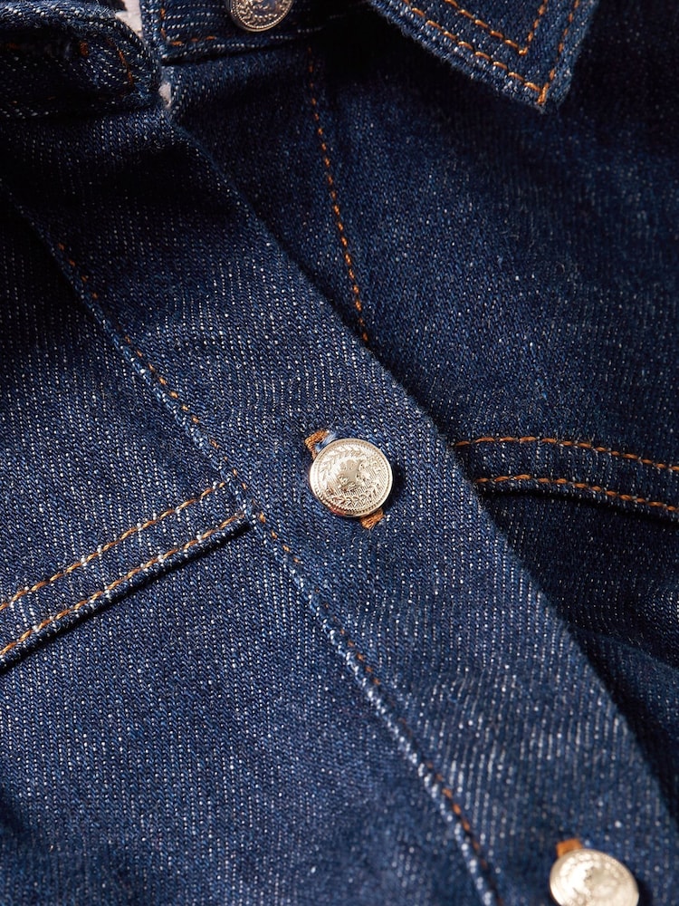 Tommy Hilfiger Blue Denim Shacket - Image 3 of 3