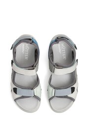 Hotter Travel II Sporty Walking Grey Sandals - Image 3 of 4