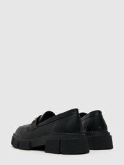 Schuh Lyle Chunky Black Loafers - Image 2 of 4