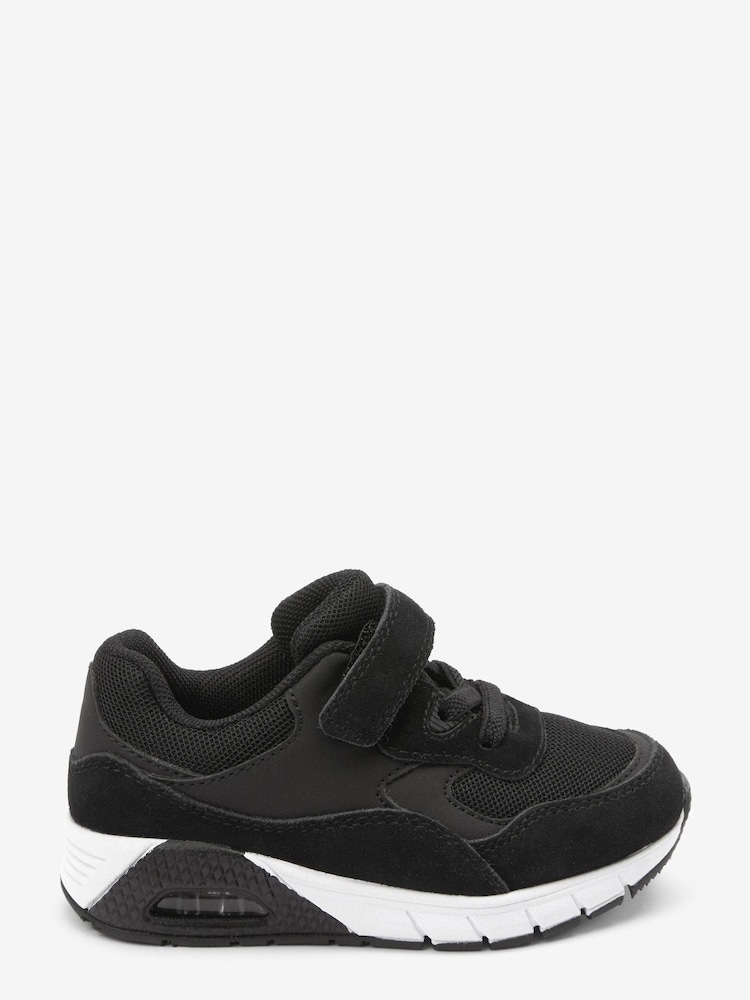 Black Elastic Lace Trainers - Image 1 of 5 Black Elastic Lace Trainers - Image 1 of 5