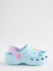 Blue Mermaid Clogs With Ankle Strap - Image 2 of 5