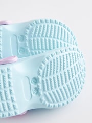 Blue Mermaid Clogs With Ankle Strap - Image 5 of 5