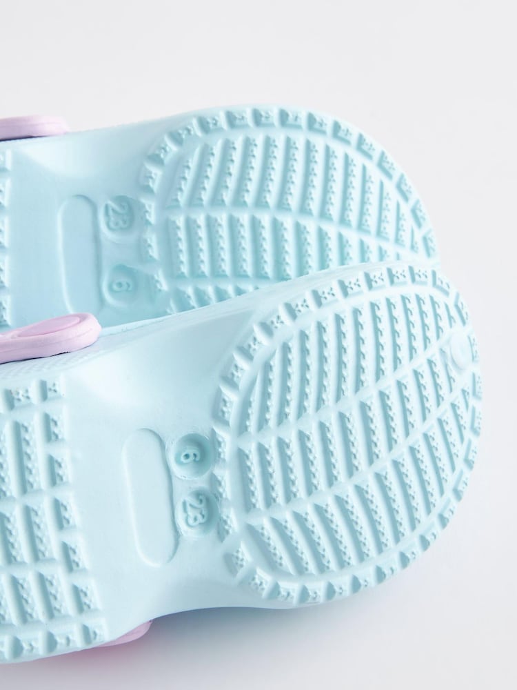Blue Mermaid Clogs With Ankle Strap - Image 5 of 5