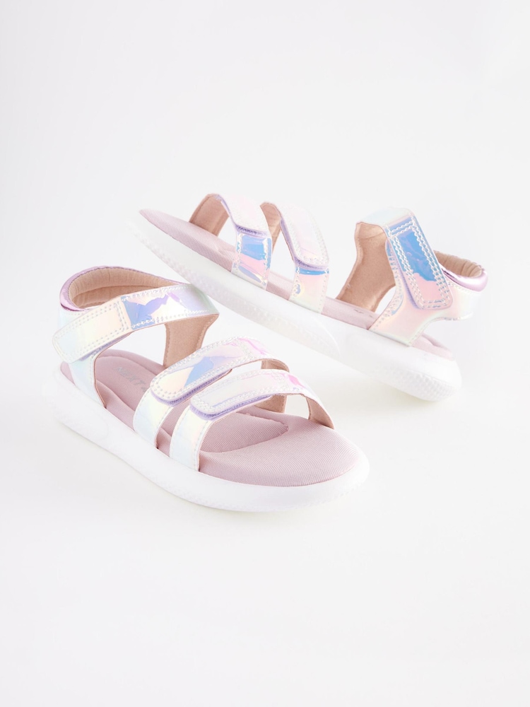 Silver Trekker Sandals - Image 1 of 6