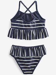 Mint Velvet Blue Striped Bikini Set - Image 2 of 8