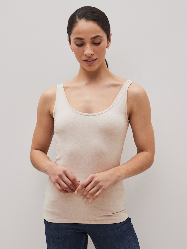 Oatmeal Thick Strap Vest - Image 1 of 4