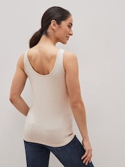 Oatmeal Thick Strap Vest - Image 2 of 4