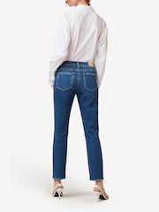 Paige Light Blue Brigitte Mid Rise Boyfriend Jeans - Image 2 of 7