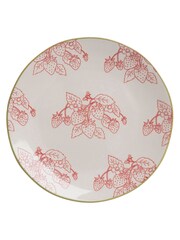 Sophie Allport Natural Strawberries Stoneware Side Plate - Image 2 of 2