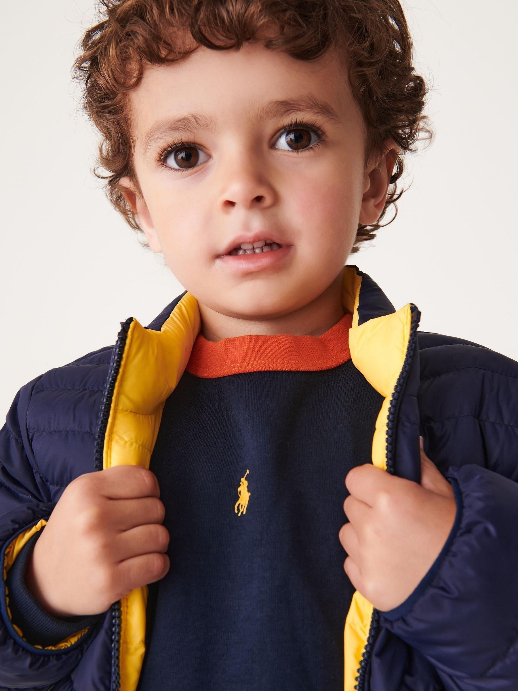FAY STRETCH PIQUET POLO SHIRT WITH PROFILES Man Navy Yellow