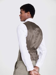 MOSS Nude Tailored Fit Suit: Waistcoat - Image 2 of 3