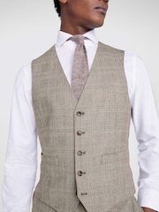 MOSS Nude Tailored Fit Suit: Waistcoat - Image 3 of 3