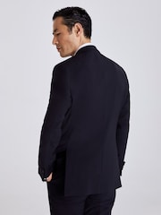MOSS Black Tailored Fit Performance Dresswear Notch Suit: Jacket - Image 3 of 7