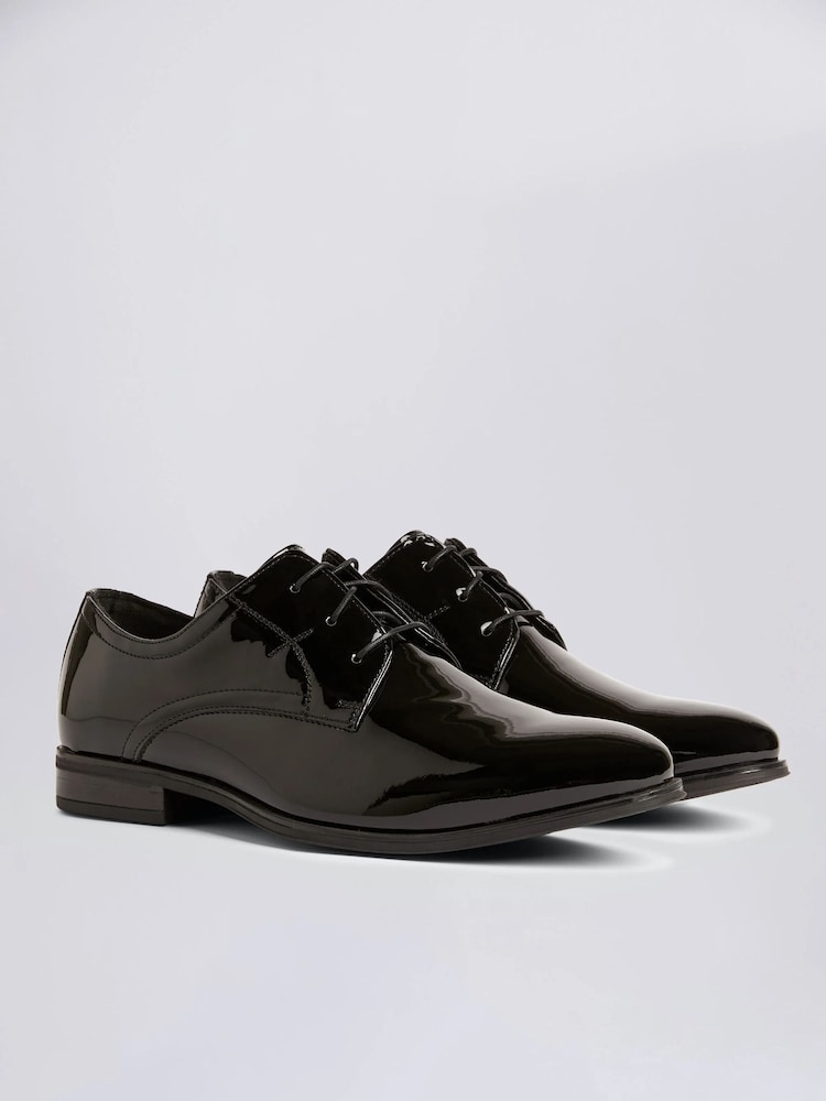 MOSS Black Mayfair Patent Dress Shoes - Image 1 of 4