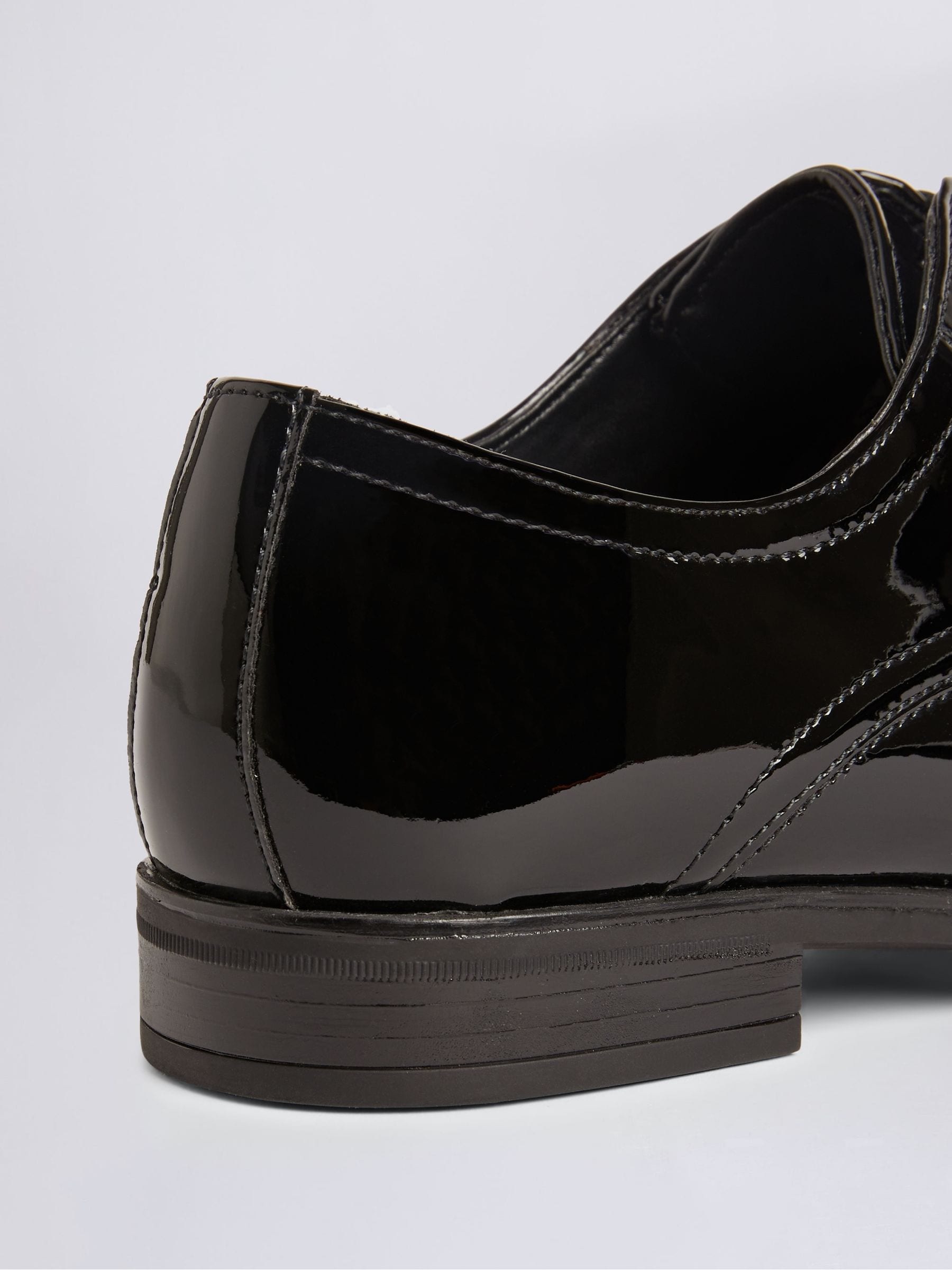Buy MOSS Black Mayfair Patent Dress Shoes from Next USA