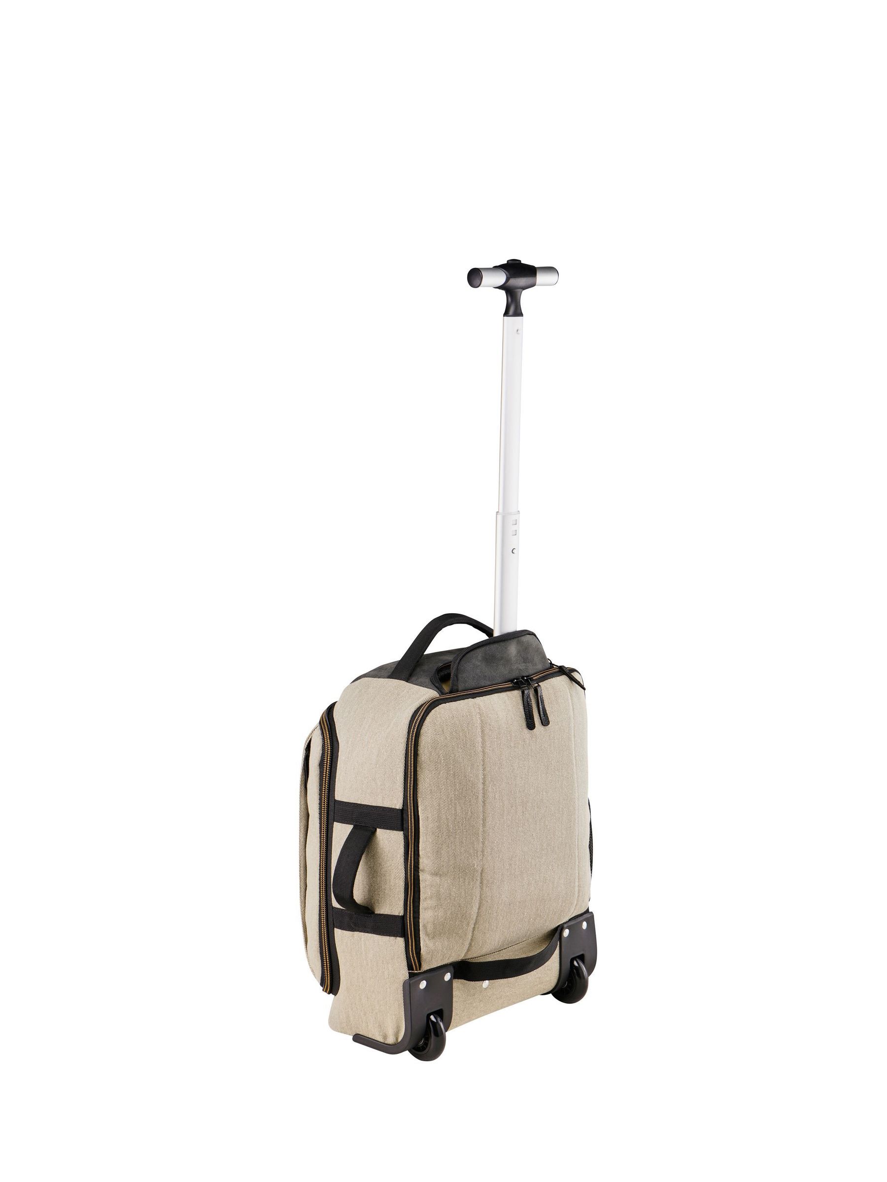 Womens Cabin Max Manhattan Hybrid 30 Litre 45x36x20cm Backpack Trolley Easyjet Carry On Hand Luggage Grey