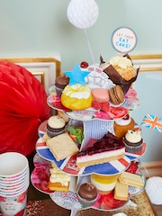 Party Pieces Multi A Great British Party Reversible Treat Stand - Image 1 of 2