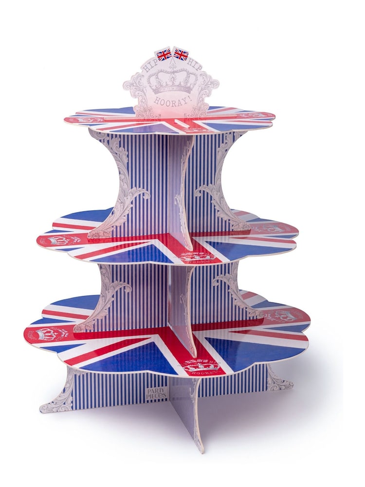 Party Pieces Multi A Great British Party Reversible Treat Stand - Image 2 of 2
