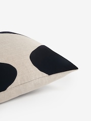 Black/White 50 x 50cm Wave Cushion - Image 5 of 6