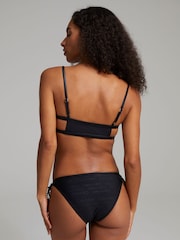 Calvin Klein Black Core Tonal Logo String Bikini Bottoms - Image 2 of 2