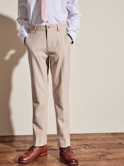 Neutral Skinny Fit Suit: Trousers (12mths-16yrs) - Image 1 of 5