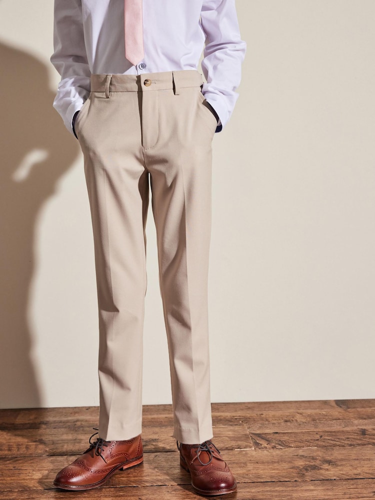 Neutral Skinny Fit Suit: Trousers (12mths-16yrs) - Image 1 of 5 Neutral Skinny Fit Suit: Trousers (12mths-16yrs) - Image 1 of 5