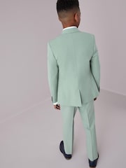 Sage Green Hunkemöller Red Short Fleece Embossed Robe Dressing Gown (12mths-16yrs) - Image 2 of 7