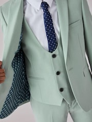 Sage Green Hunkemöller Red Short Fleece Embossed Robe Dressing Gown (12mths-16yrs) - Image 4 of 7