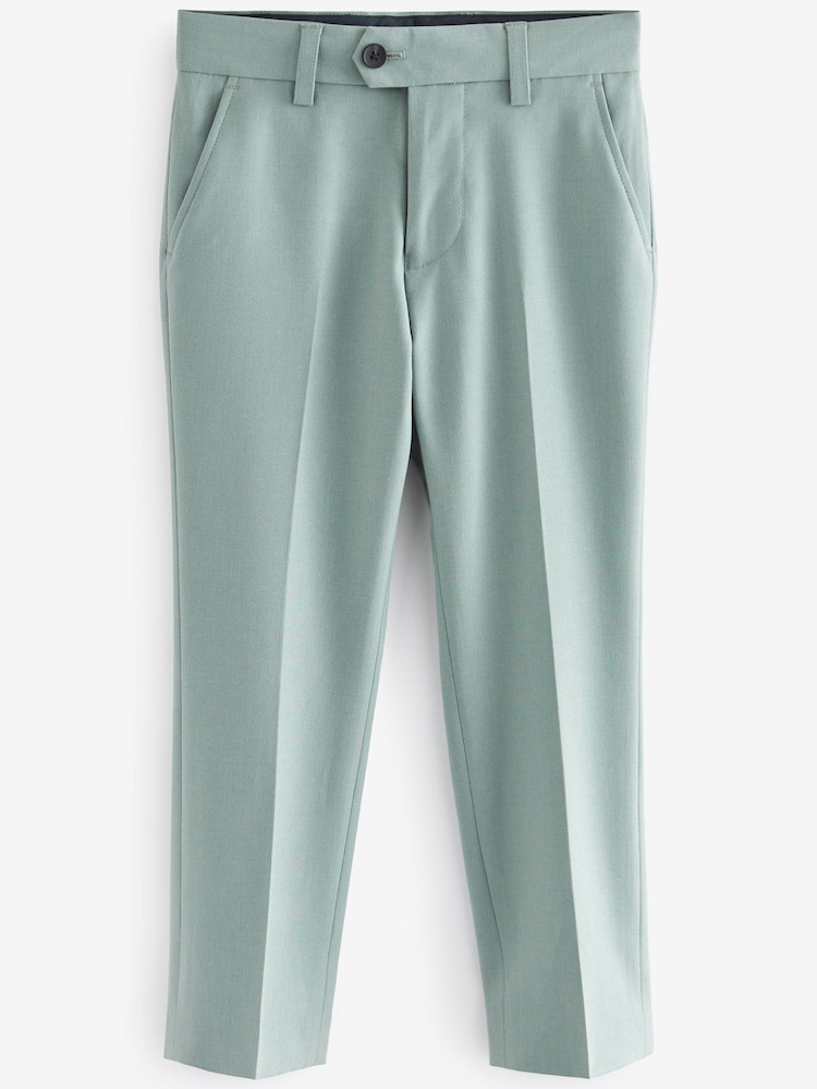 Sage Green Skinny Fit Suit: Trousers (12mths-16yrs) - Image 1 of 2