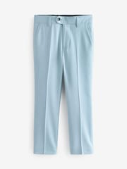 Pale Blue Skinny Fit Suit: Trousers (12mths-16yrs) - Image 3 of 4