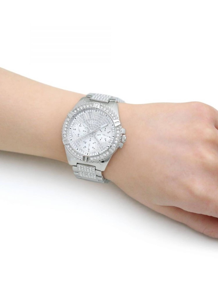 Guess Ladies Silver Frontier Sport Watch - Image 2 of 4 Guess Ladies Silver Frontier Sport Watch - Image 2 of 4