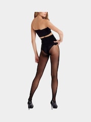 Heist 35 Denier Built In Shaping Black Tights - Image 3 of 5