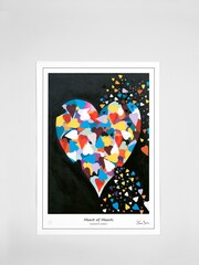 Steven Brown Art Black Heart of Hearts A3 Collector's Edition Print - Image 2 of 2