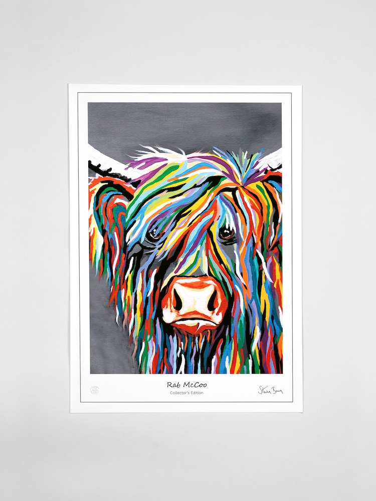 Steven Brown Art Grey Rab McCoo A3 Collector's Edition Print - Image 2 of 2