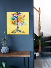 Steven Brown Art Yellow Tree of Life Medium Canvas Print - Image 2 of 4