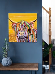 Steven Brown Art Yellow Gordon McCoo Medium Canvas Print - Image 1 of 4