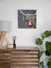 Steven Brown Art Grey Rab McCoo Medium Canvas Print - Image 2 of 4