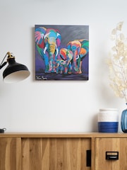 Steven Brown Art Purple Allan & Jackie McZoo Medium Canvas Print - Image 1 of 4