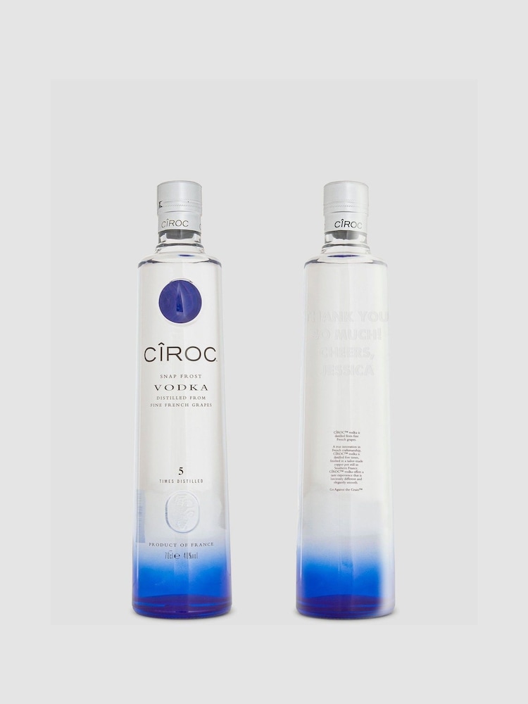 Personalised Ciroc Vodka 70cl by Gifted Drinks - Image 1 of 3
