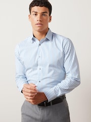 Blue Stripe Motionflex Shirt - Image 1 of 8