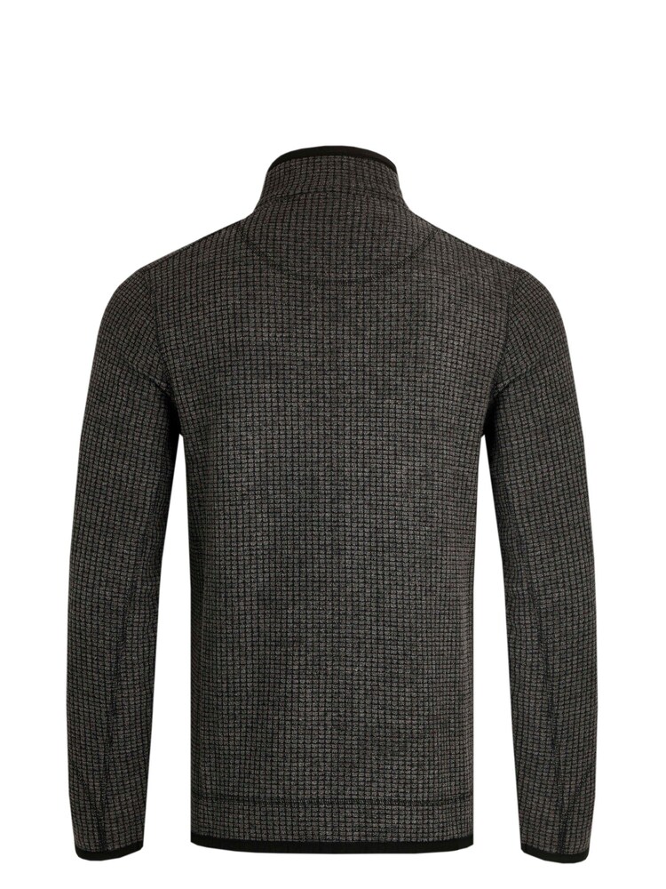 Weird Fish Rossten Recycled Full Zip Grid Fleece - Image 5 of 5