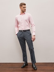 Pink Regular Fit Easy Care Single Cuff Smart Shirt - Image 2 of 7