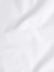 White Slim Fit Easy Care Double Cuff Wing Collar Smart Shirt - Image 6 of 6