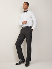 White Regular Fit Easy Care Single Cuff Wing Collar Smart Shirt - Image 3 of 7