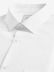 White Slim Fit Easy Care Smart Shirt - Image 2 of 3