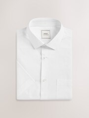 Blanco - Ajuste entallado - Camisa inteligente de corte regular y fácil cuidado - Imagen 5 de 7