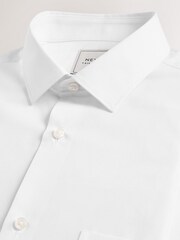 Blanco - Ajuste entallado - Camisa inteligente de corte regular y fácil cuidado - Imagen 6 de 7