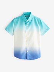 Aqua Blue Dip Dye Shirt (3mths-16yrs) - Image 1 of 2